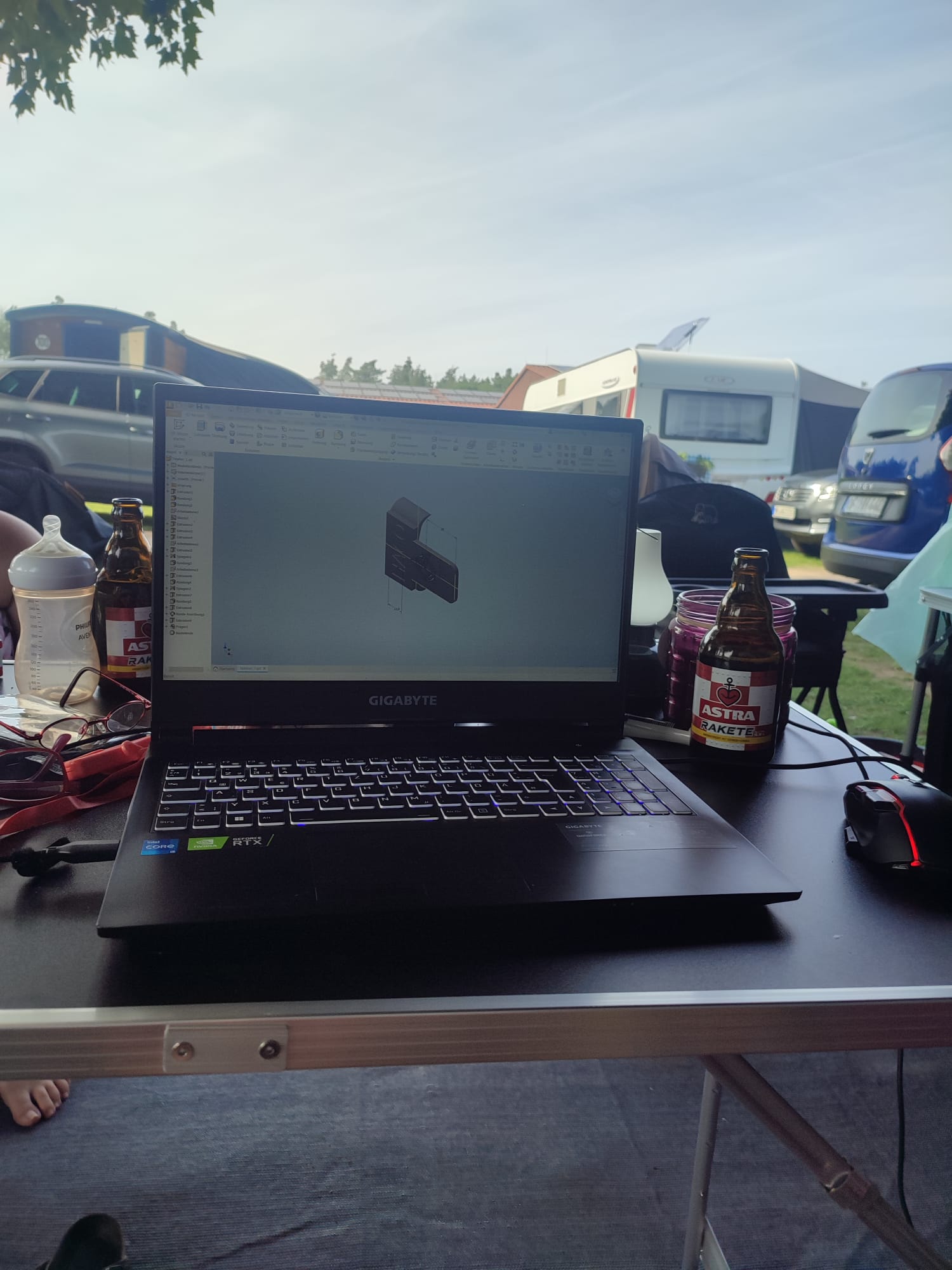 CAD im Campingurlaub