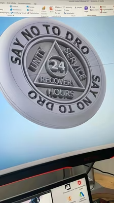 CAD-Entwurf eines individuellen Medaillons